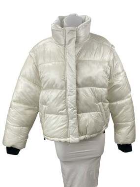 Gilly Hicks Multiway Convertible Quilted Detachable Sleeve Puffer Coat Jacket L
